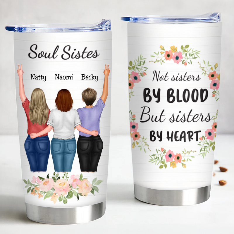 20oz Soul Sisters - Personalized Tumbler - Makezbright Gifts