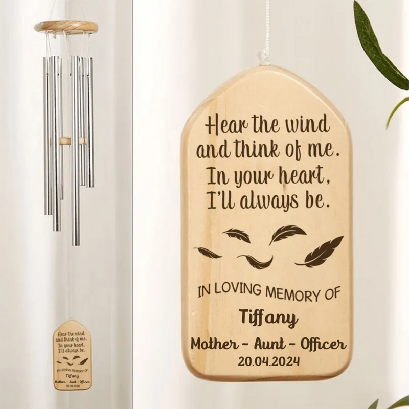 Family - In The Loving Memory - Personalized Wind Chimes (HJ)