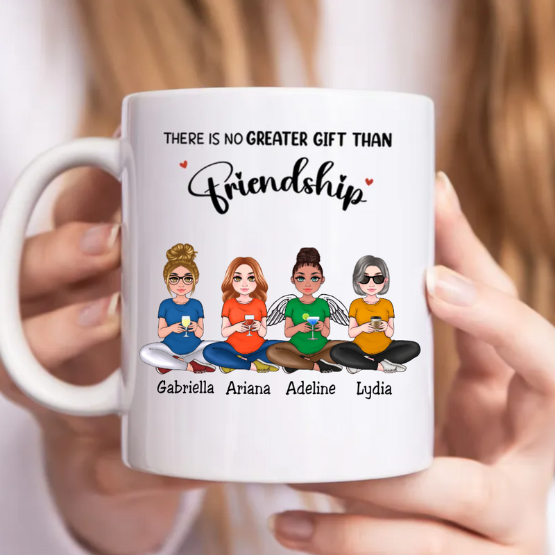 Besties - There Is No Greater Gift Than Friendship - Personalized Mug (NM)