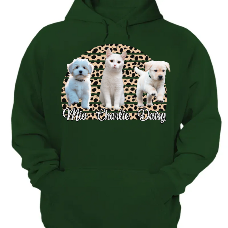 Pet Lovers - Dog Cat Vintage Retro Photo Shirt - Personalized Custom Unisex T-shirt, Sweatshirt (HJ)
