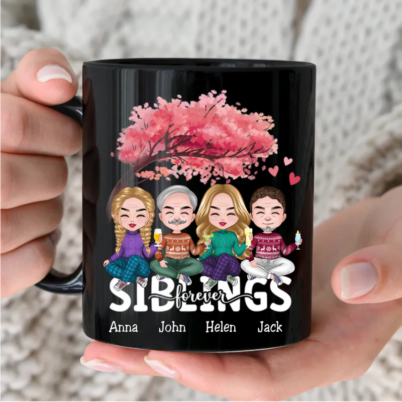 Siblings - Siblings Forever - Personalized Mug
