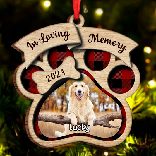 You Will Always In My Heart - Upload Image - Personalized Custom Wood Shaped Christmas Ornament