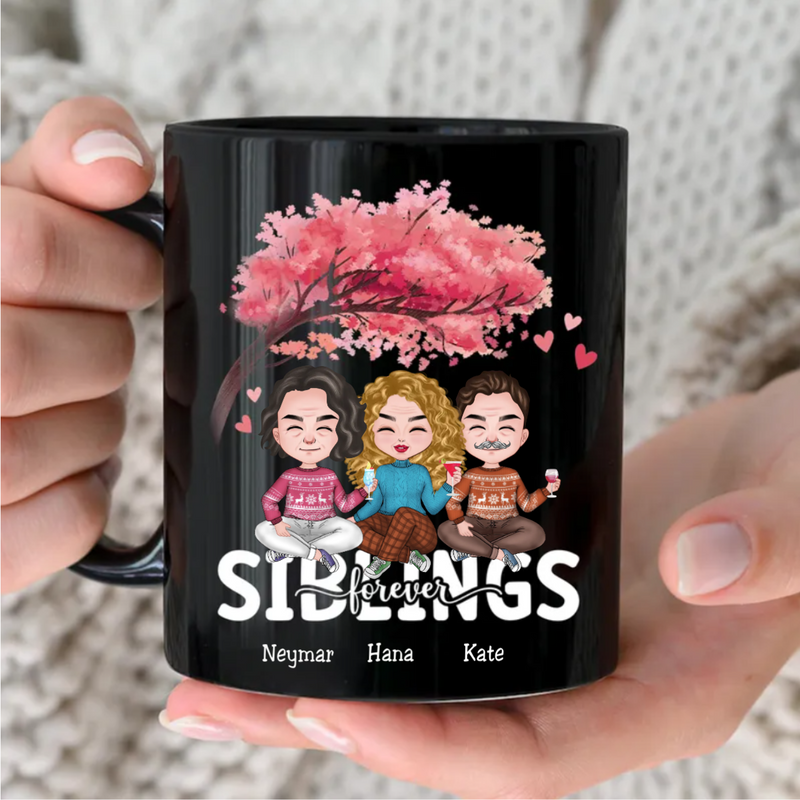 Siblings - Siblings Forever - Personalized Mug