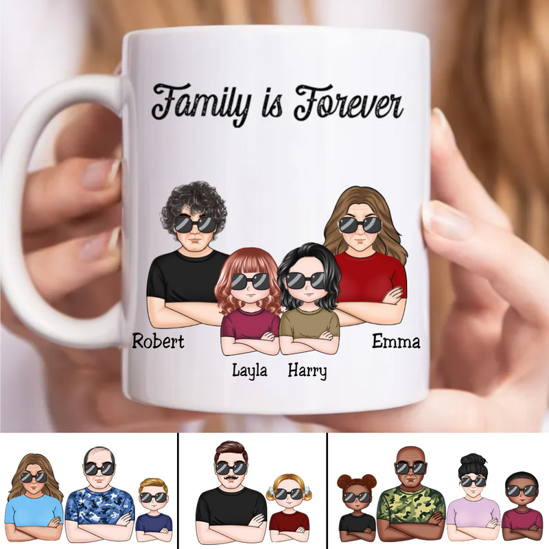 Family - Family Is Forever V2 - Personalized Mug