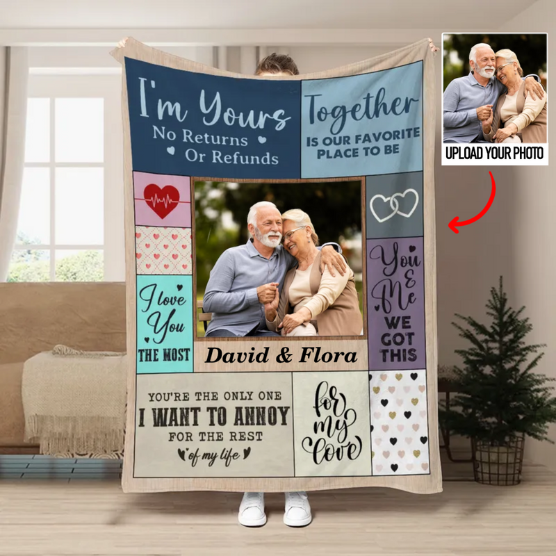 Couple - Together Is Our Favorite Place To Be - Personalized Blanket (LH)