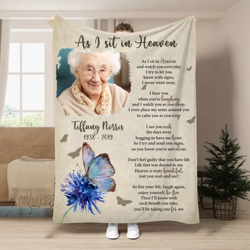 Family - Custom Photo I Try To Let You Know With Signs - Personalized Blanket (TB)