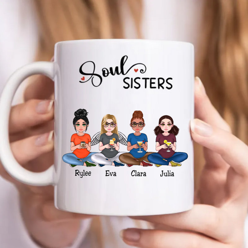 Besties - Soul Sisters - Personalized Mug (NM)