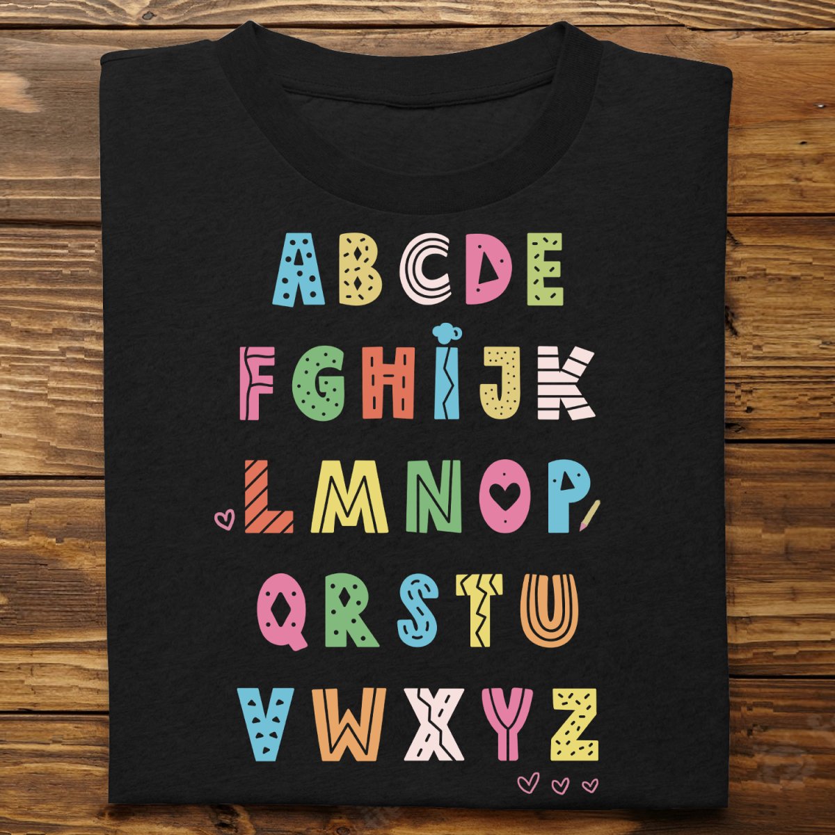 Family - Alphabet Tee - Personalized T - shirt - Makezbright Gifts