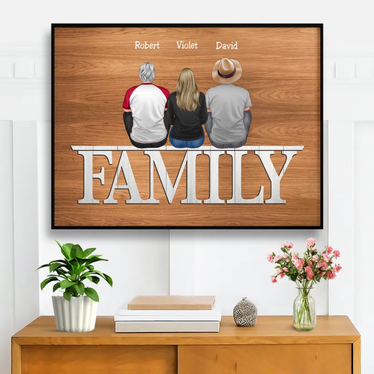 Family - Brothers & Sitters - Personalized Poster - Makezbright Gifts