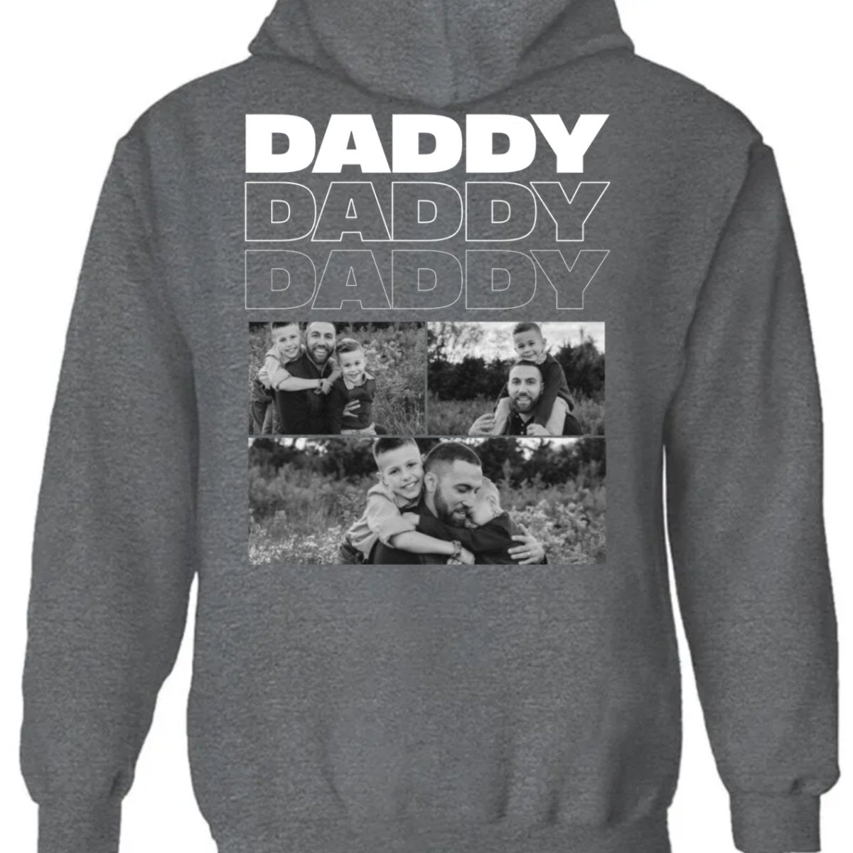 Family - Custom Photo B&W - Personalized Unisex T - shirt, Hoodie, Sweatshirt (TB) - Makezbright Gifts