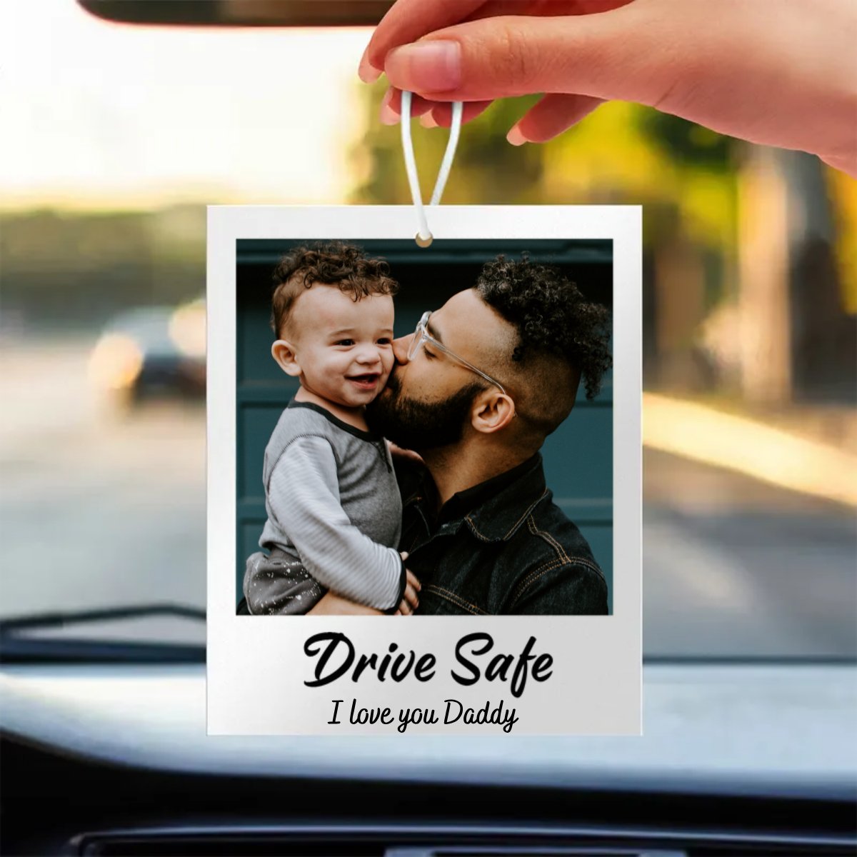 Family - Custom Photo Drive Safe - Personalized Photo Air Freshener - Makezbright Gifts