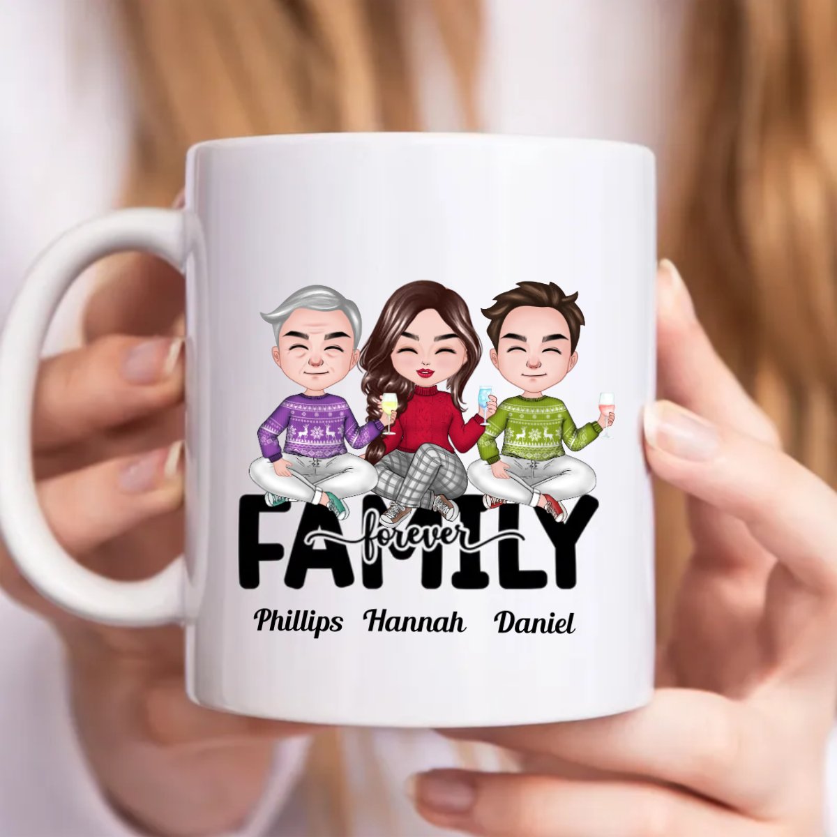 Family - Family Forever - Personalized Mug (AA) - Makezbright Gifts