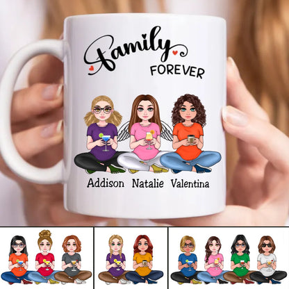 Family - Family Forever - Personalized Mug (NM) - Makezbright Gifts