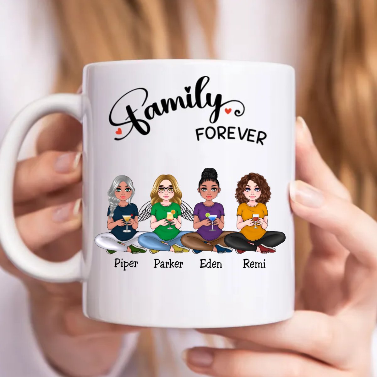 Family - Family Forever - Personalized Mug (NM) - Makezbright Gifts