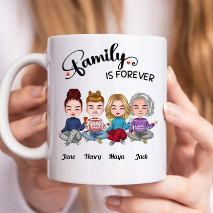 Family - Family Is Forever - Personalized Mug (SA) - Makezbright Gifts