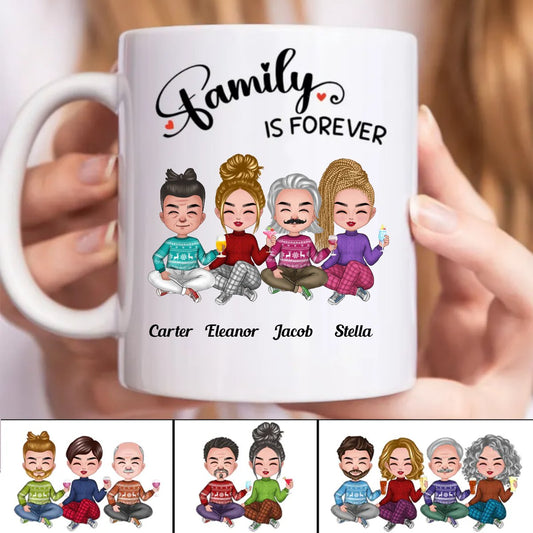 Family - Family Is Forever - Personalized Mug (SA) - Makezbright Gifts