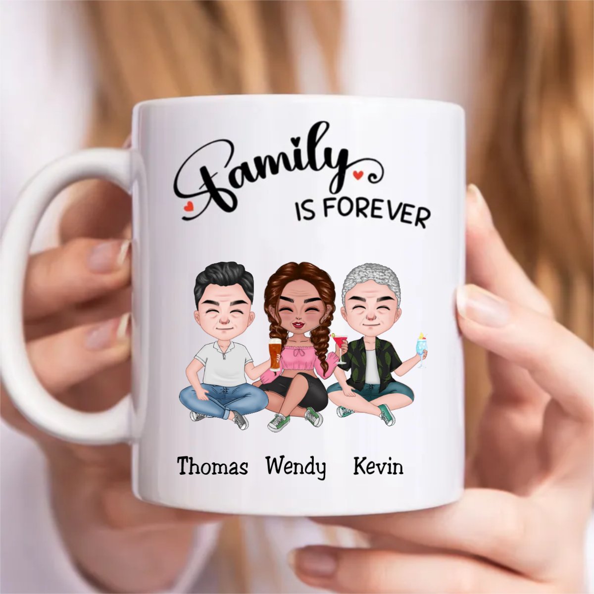 Family - Family Is Forever - Personalized Mug (TB) - Makezbright Gifts