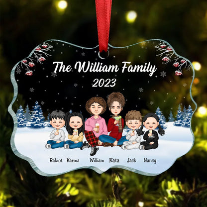 Family - Family Is Forever - Personalized Ornament (TC) - Makezbright Gifts