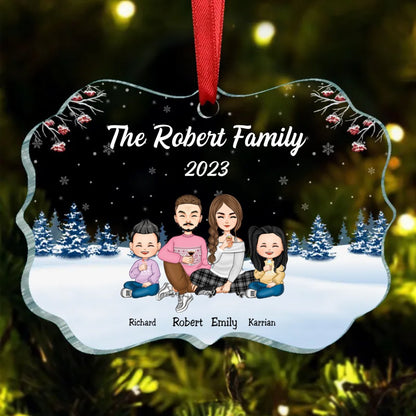 Family - Family Is Forever - Personalized Ornament (TC) - Makezbright Gifts