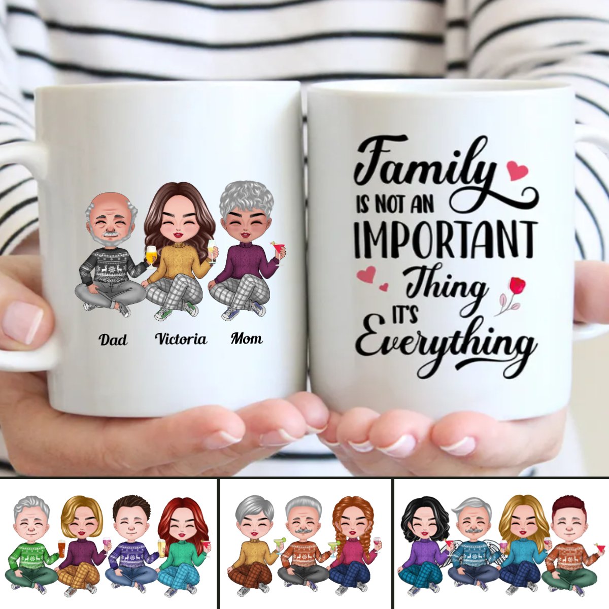 Family - Family isn't an important thing. It's everything - Personalized Mug (NN) - Makezbright Gifts