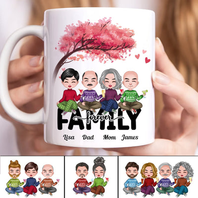 Family Forever - Personalized Mug - Makezbright Gifts