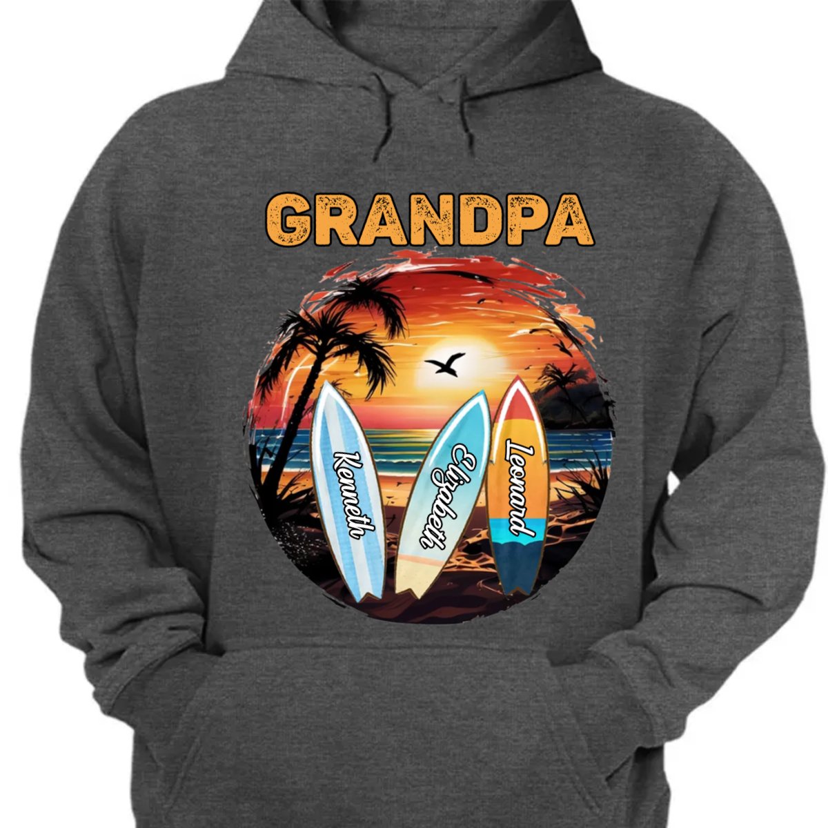 Family - Grandpa Always Have Time For You - Personalized Unisex T - shirt, Hoodie, Sweatshirt - Makezbright Gifts