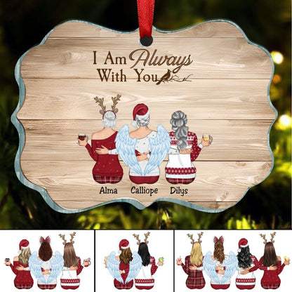 Family - I Am Always With You - Personalized Acrylic Ornament V3 - Makezbright Gifts