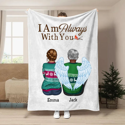 Family - I Am Always With You - Personalized Blanket (AA) - Makezbright Gifts