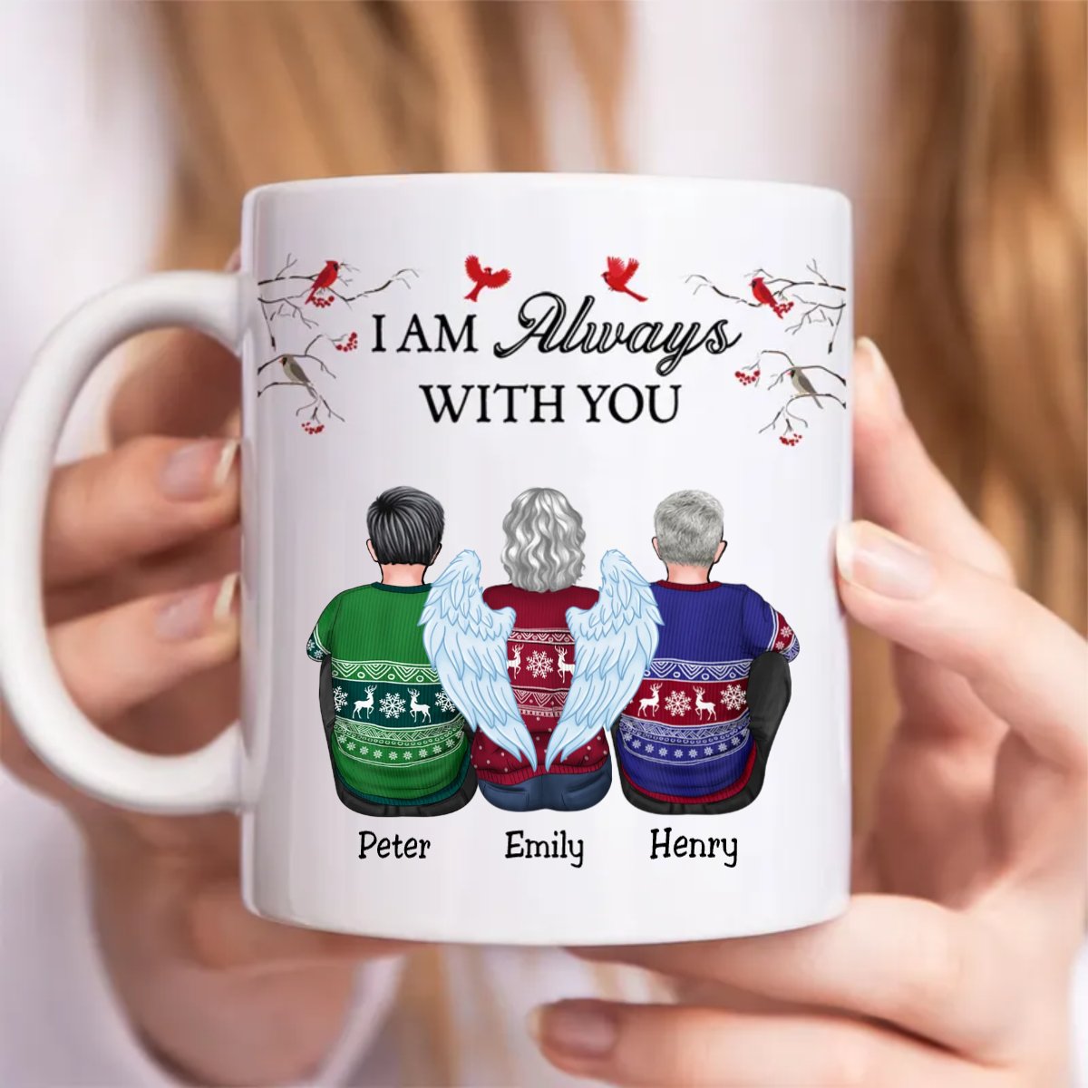 Family - I Am Always With You - Personalized Mug - Makezbright Gifts