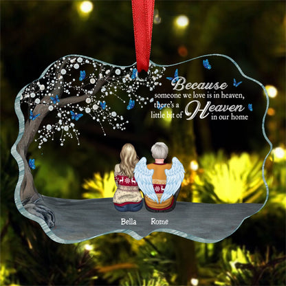 Family - I Am Always With You - Personalized Transparent Ornament - Makezbright Gifts