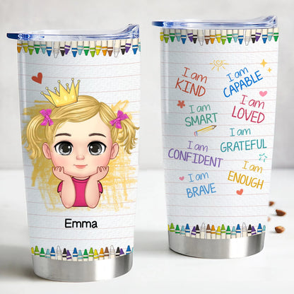 Family - I Am Kind - Personalized Tumbler - Makezbright Gifts