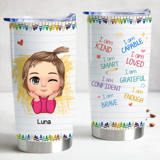 Family - I Am Kind - Personalized Tumbler - Makezbright Gifts