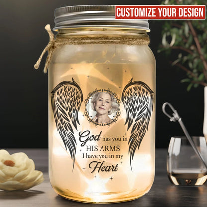 Family - I Have You In My Heart - Personalized Jar Light - Makezbright Gifts