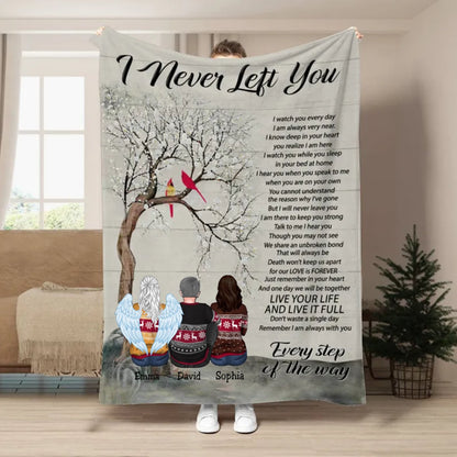 Family - I Never Left You - Personalized Blanket - Makezbright Gifts