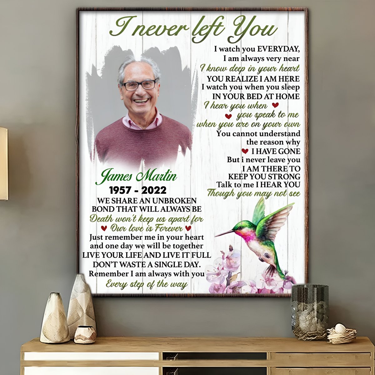 Family - I Never Left You - Personalized Poster - Makezbright Gifts