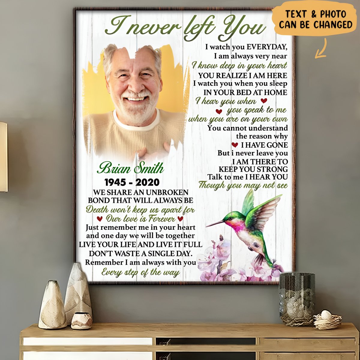 Family - I Never Left You - Personalized Poster - Makezbright Gifts