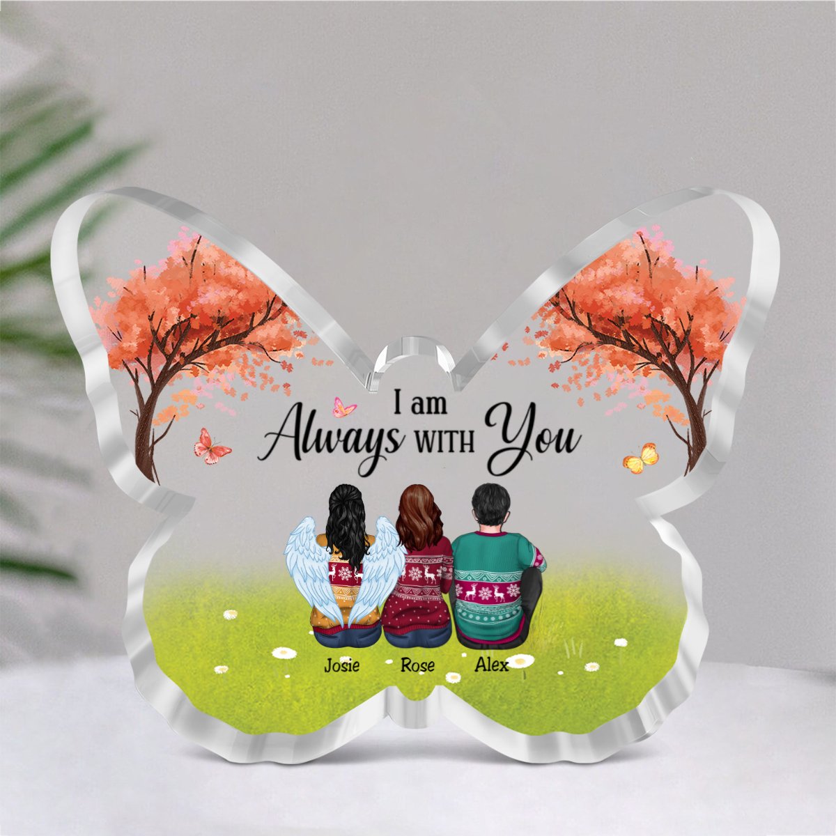 Family - I'm Always With You - Personalized Acrylic Plaque - Makezbright Gifts