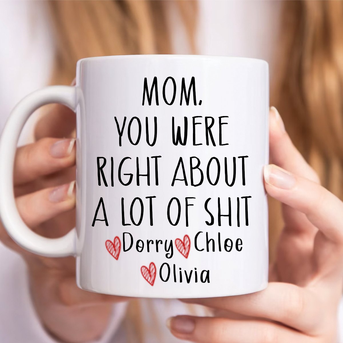 Family - Mom You Were Right Familys - Personalized Mug - Makezbright Gifts