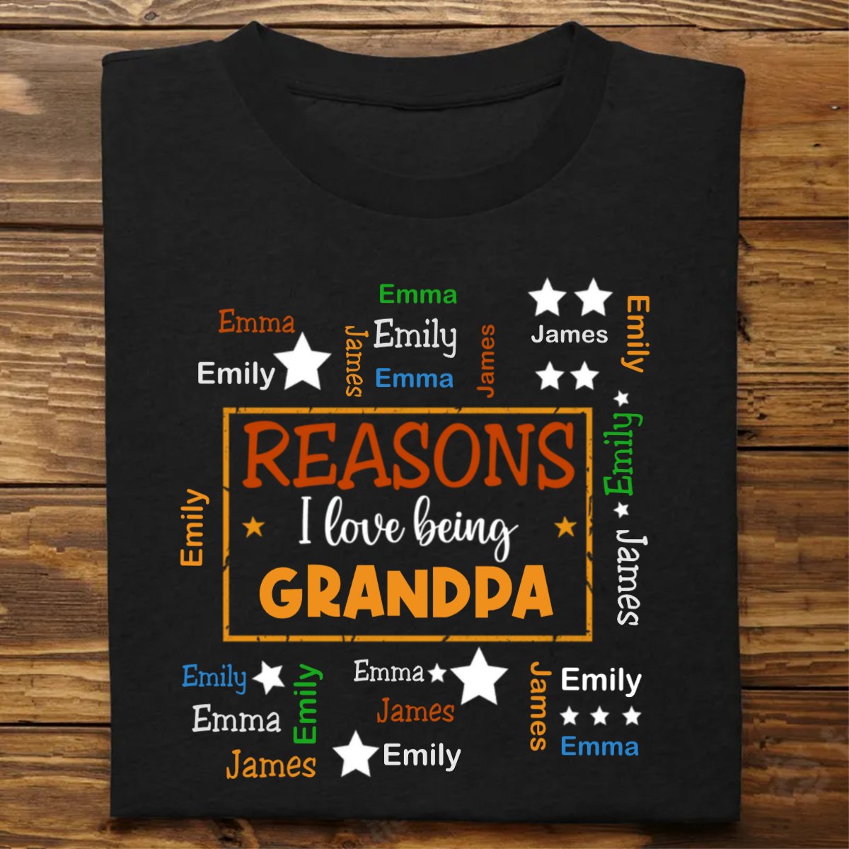 Discover Family - Reasons I Love Being Word Art - Personalized T-Shirt