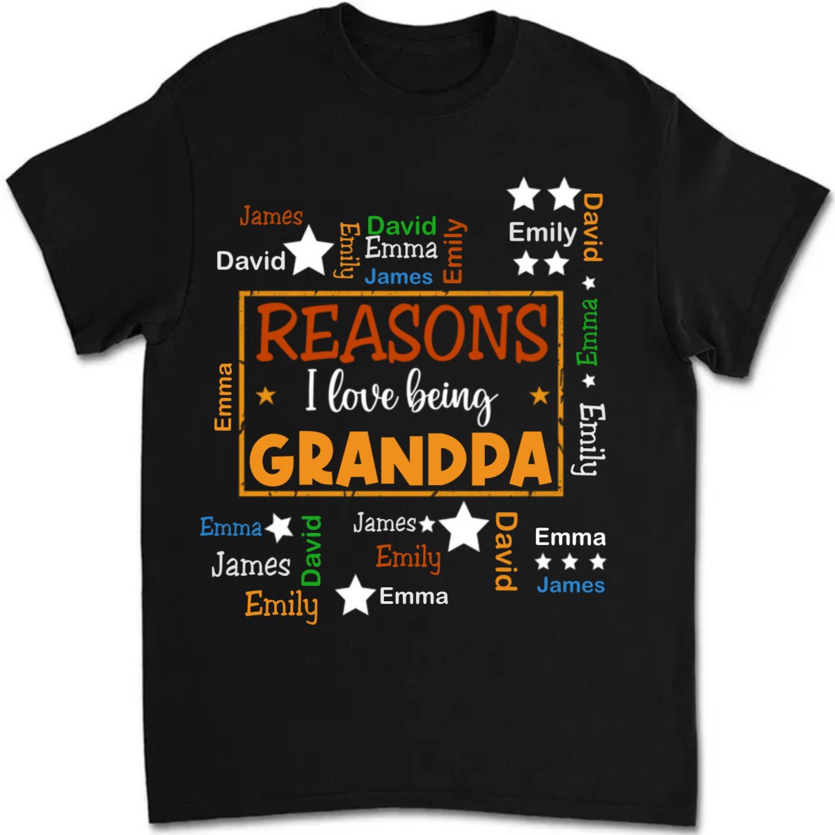 Family - Reasons I Love Being Word Art - Personalized T - Shirt, Sweater, Hoodie - Makezbright Gifts