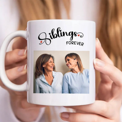 Family - Siblings Forever - Personalized Mug - Makezbright Gifts