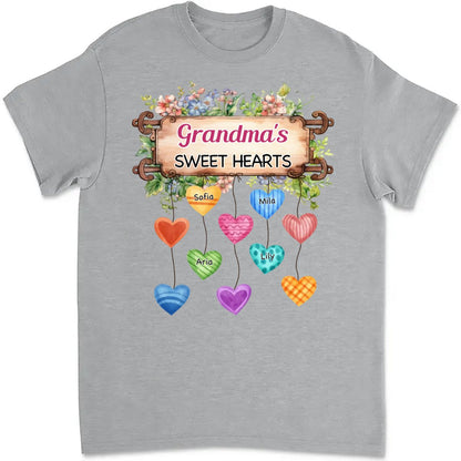 Family - Sweet Heart - Personalized T - Shirt, Hoodie(NV) - Makezbright Gifts