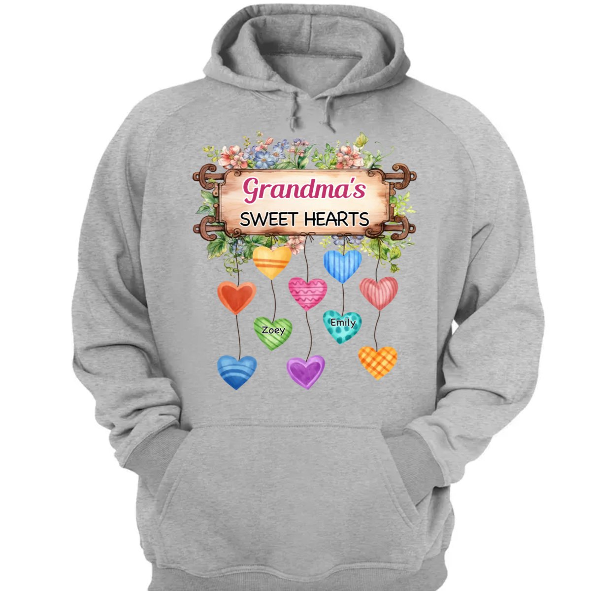 Family - Sweet Heart - Personalized T - Shirt, Hoodie(NV) - Makezbright Gifts