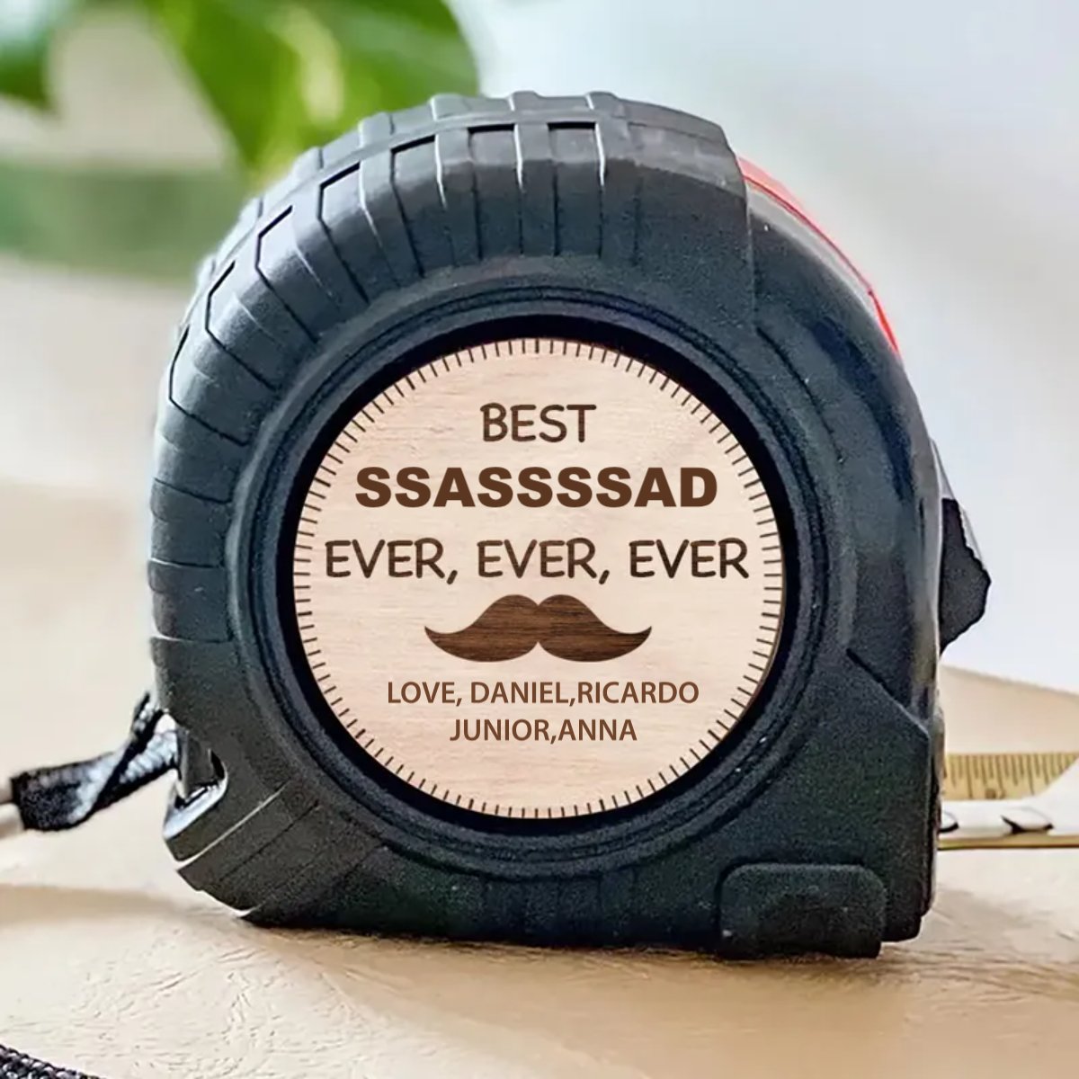 Family - The Best Papa Ever - Personalized Tape Measure - Makezbright Gifts