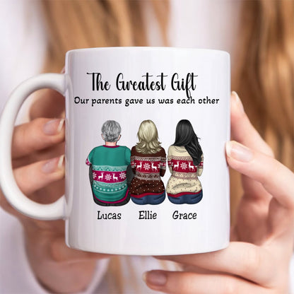 Family - The Greatest Gift Our Parents Gave Us Was Each Other - Personalized Mug (KE) - Makezbright Gifts