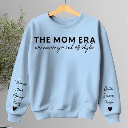 Family - The Mom Era We Never Go Out Of Style - Personalized Sweater - Makezbright Gifts