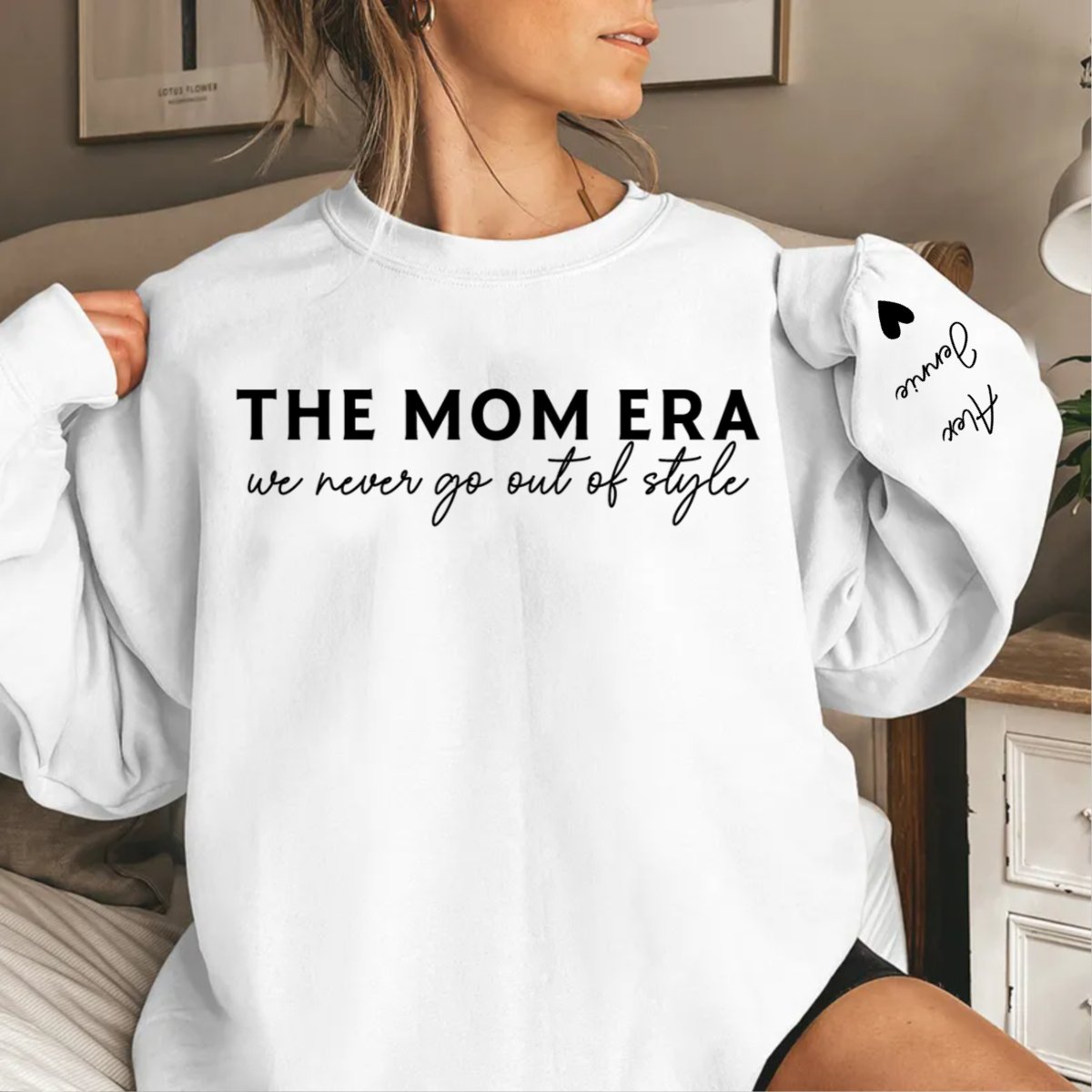 Family - The Mom Era We Never Go Out Of Style - Personalized Sweater - Makezbright Gifts