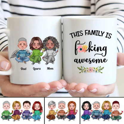 Family - This Family Is F*cking Awesome (Ver2) - Personalized Mug (NN) - Makezbright Gifts