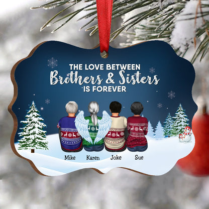 Family - This Is Us A Little Bit Of Crazy A Little Bit Loud & A Whole Lot Of Love - Personalized Christmas Ornament (Blue) - Makezbright Gifts