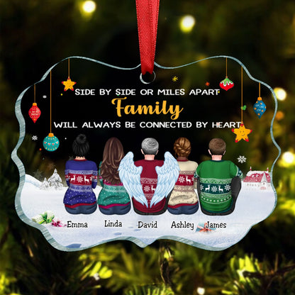 Family - This is Us, A Little Bit Of Crazy, A Little Bit Loud, And A Whole Lot Of Love - Personalized Acrylic Ornament - Makezbright Gifts